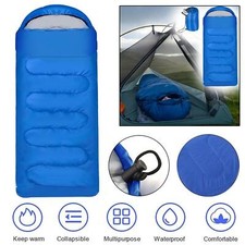 Outdoor Envelope Sleeping Bag Waterproof Warm Adult Camping Hiking for 4 Season