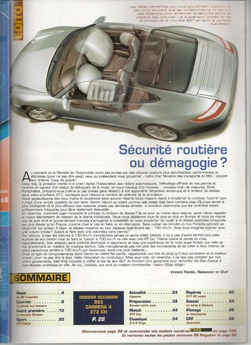 RS MAGAZINE 40 PORSCHE 987 BOXSTER S 3.2 993 C4 996 GT3 CUP 911 S 2.4 TARGA - Imagen 2 de 2