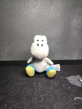 Official White Yoshi Super Mario Bros. 6” Plush San-Ei (Snow Yosshi Plushie)