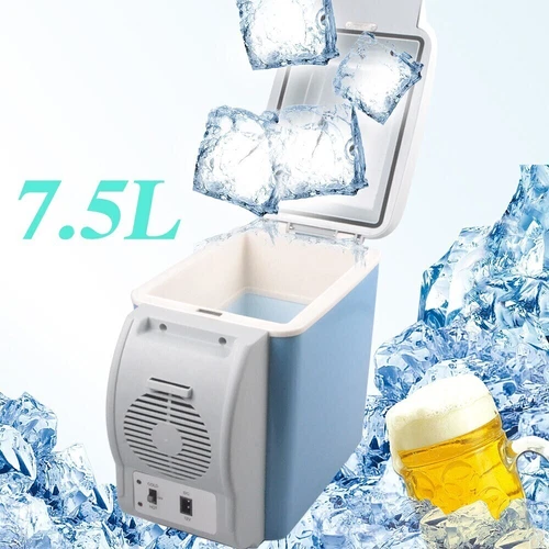 12v Car Travel Cool Box Portable Fridge Cooler Warmer 7.5L Refrigerator Camping - Picture 2 of 12