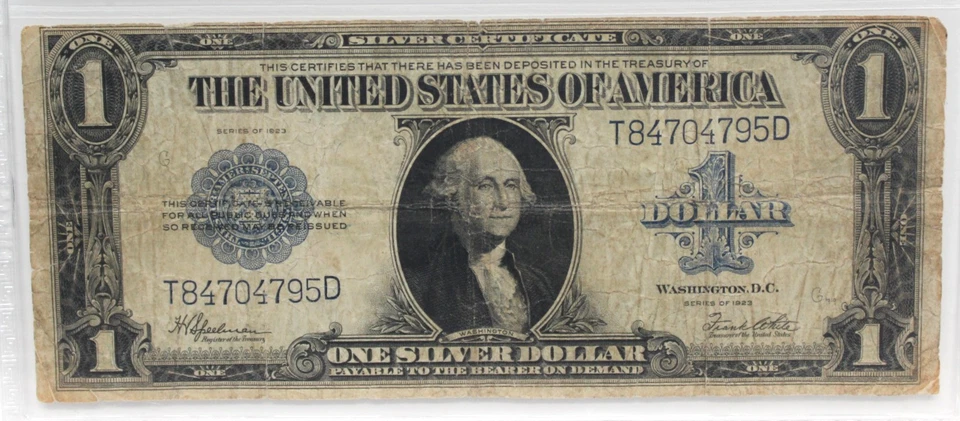 1923  1$  SILVER CERTIFICATE Fr#237 PCGS 12 FINE PRICED FOR QUICK SALE - Image 3 of 4