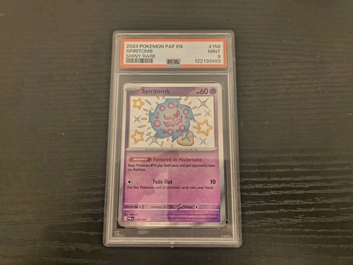 Paldean Fates 2024 Shiny Rare Spiritomb PSA 9