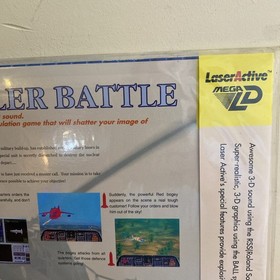 Pioneer LaserActive Hi-Roller Battle Vintage Mega Laserdisc Game 1993 NEW SEALED
