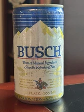 Vintage BUSCH Beer Can!  12oz Circa 1980.  Collector’s Dream