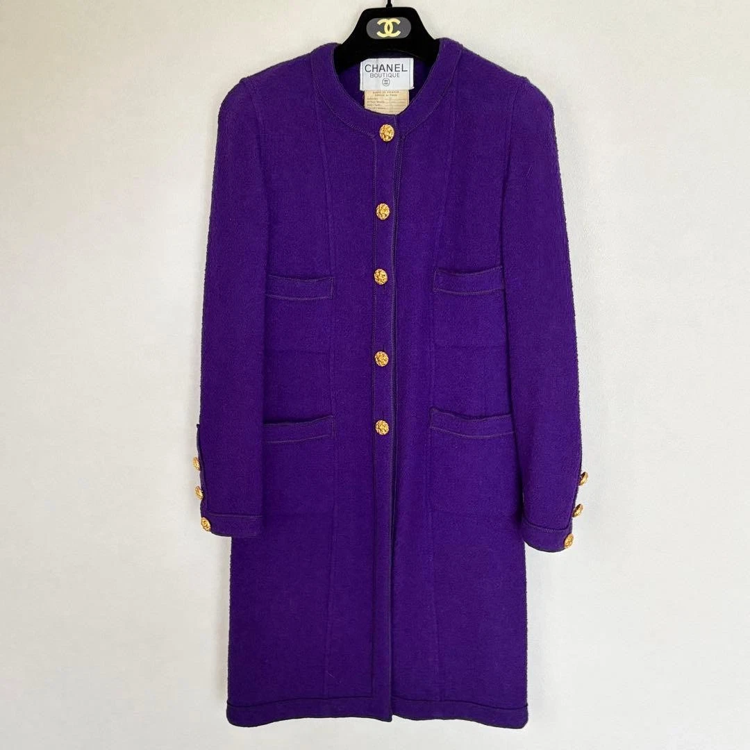 CHANEL Purple Coats, Jackets & Vests for Women for sale | eBay
