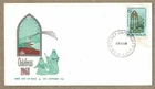 Australia 1968 Christmas FDC Cover postmark Sydney University Unsealed Unaddress
