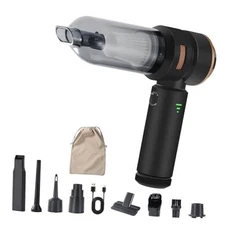 Handheld Car Vacuum 18000PA, 4-in-1 Mini Vacuum Cleaner Portable Golden