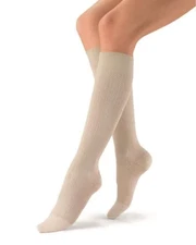 JOBST SoSoft Brocade Pattern Knee High Socks 15-20mmHg (Sand) X-Large