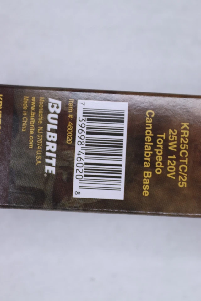 Bulbrite Krystal Touch Torpedo Chandelier Bulb Candelabra Base B8 25W - Image 2 of 4