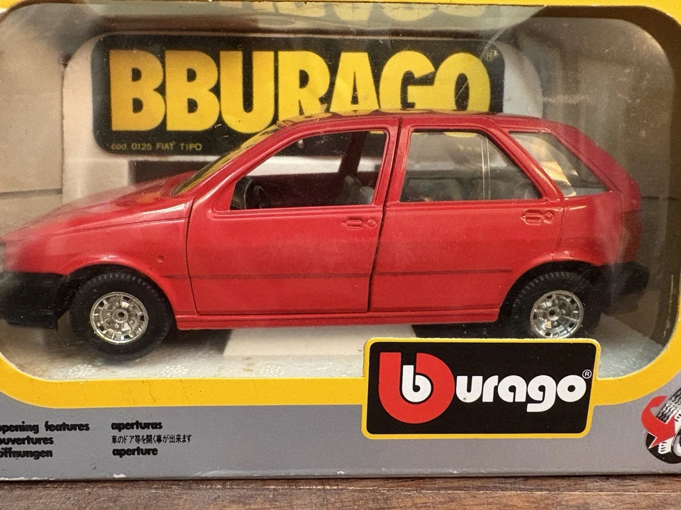 1:24 BURAGO Italia FIAT TIPO cod. 0125 Nuevo Stock Antiguo Foto 2 de 4