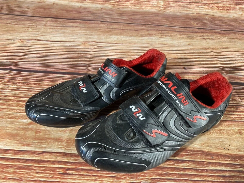 NALINI Zapatos de Ciclismo de Carretera Bicicleta 3 Pernos Unisex Talla EU43 US9.5 Mondo 262 cs800 Foto 2 de 4