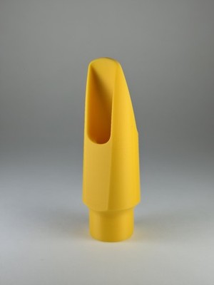 3D Printed Meyer Alto Saxophone Jazz Mouthpiece Yellow 5M, 6M, 7M Sizes