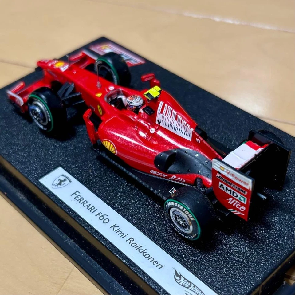 Modellino auto Mattel 1/43 Ferrari F60 K. Raikkonen codice a barre vintage... - Immagine 4 di 4