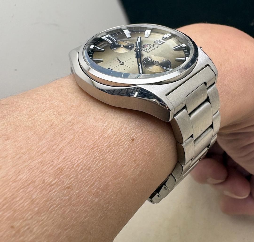 012 Working Excellent Condition Orient Chronograp… - image 4