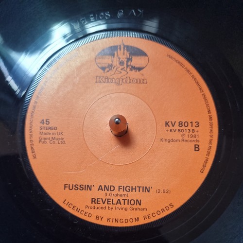 REVELATION tonight KINGDOM RECORDS 1981. rare reggae 7inch vinyl 45rpm - Picture 4 of 4