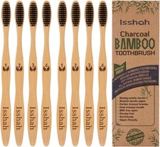 Biodegradable Eco-Friendly Natural Compostable Bamboo Toothbrushes, FSC...