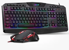 Redragon S101-3 Wired Gaming Keyboard and Mouse Combo RGB Backlit Gaming