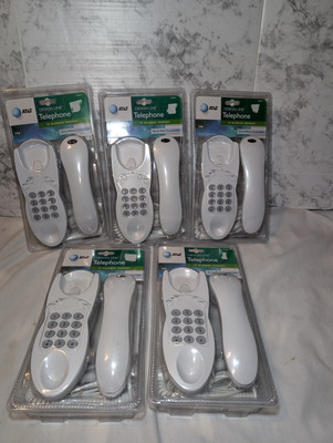 5x AT&T 146 Design Line Telephone Hearing Aid Compatible Desk/Wall 