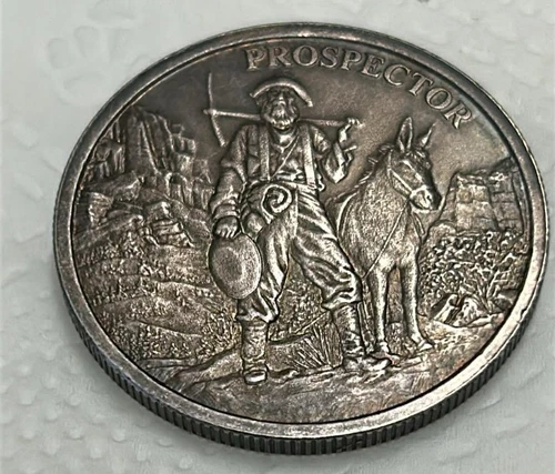 Provident Prospector 1 oz Silver 999 Round Coin  Year 2014-2015 Compass Map BU