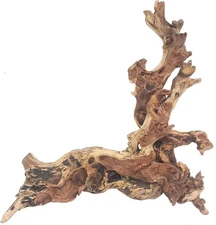 Hamiledyi Aquarium Driftwood, XL:Mopani Driftwood (7-15in 1PCS), Brown 