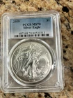 U.S. Mint American Silver Eagle 2019 PCGS MS70 1 oz .999 Silver Coin
