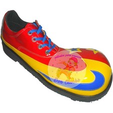 Mexican Professional Red Yellow Clown Shoes Zapato Para Payaso Made In Mexico