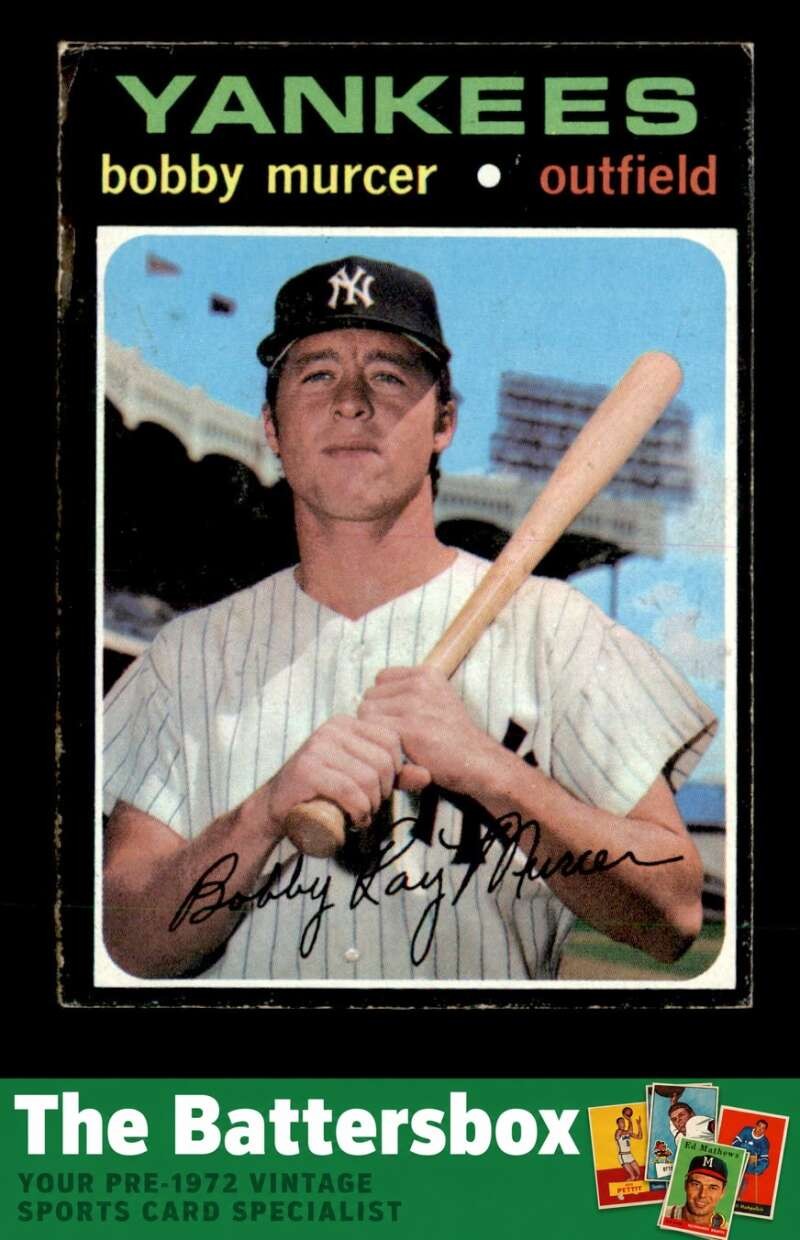 Bobby Murcer #635 Baseball Cards 1971 Topps trading card — raw and PSA graded price guide