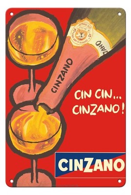 Cin Cin Cinzano - Asti Spumante - Italian Sparkling Wine - Vintage Advertisin...
