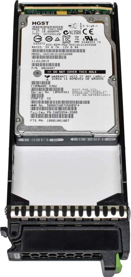 Fujitsu HGST 1,2TB CA07670-E705 2.5" 10K 6G SAS HDD ETERNUS DX100 DX200 S3 - Bild 2 von 4