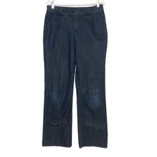 Jag Jeans Mid Rise Trousers Pants Dark Wash Career Wear Womens 8 Actual 30 x 33