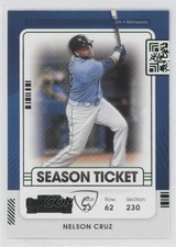 2021 Panini Contenders Season Ticket Green Nelson Cruz #65 0qi3