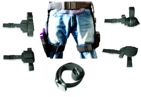 NcSTAR Airsoft 3 piezas pierna caída pistola funda cargador bolsa negro CV2908 Foto 4 de 4