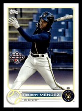 2022 Topps Pro Debut #PD-128 Hendry Mendez Card ACL Brewers