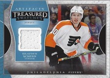 2015-16 Artifacts Treasured Swatches Jerseys Blue #TSBS Brayden Schenn Jersey