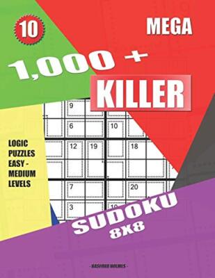 1,000 + Mega sudoku killer 8x8: Logic puzzles easy - medium levels (Killer su-,