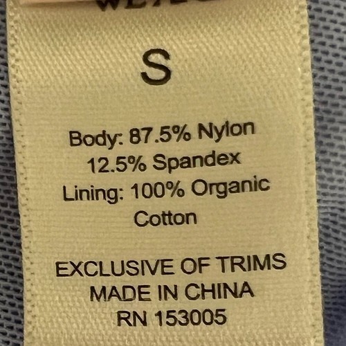 NWT $98 Free People X We Are Hah Under the Wire Bodysuit Small Periwinkle Blue - Picture 14 of 16