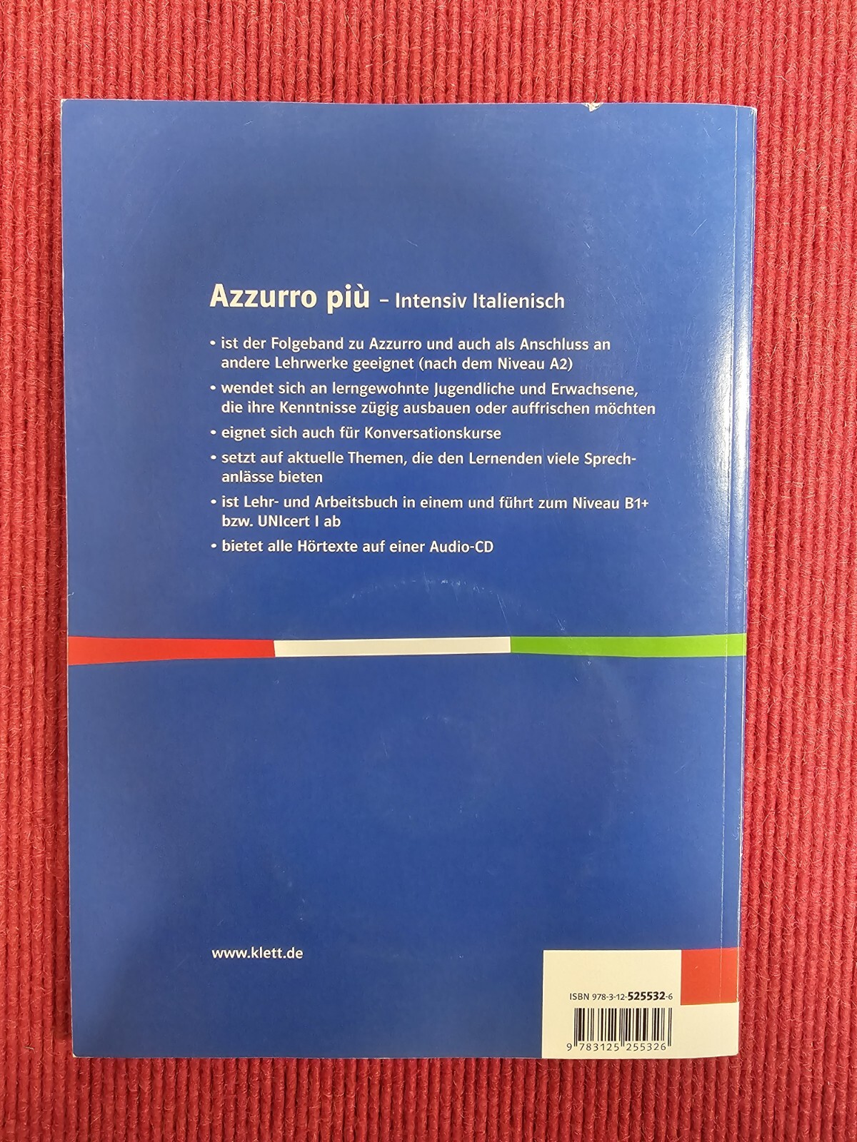 Thumbnail - Klett Azzurro Piú B1+, Italienisch Kurs- Und Übungsbuch Neu