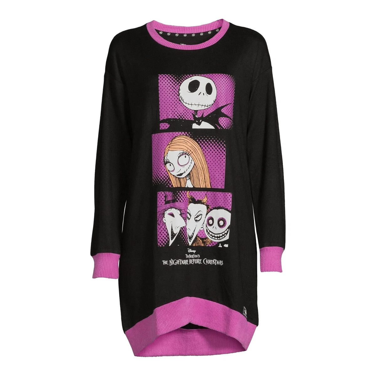 Disney women's and women's plus nightmare before christmas pajama sleep shirt with socks hot sale