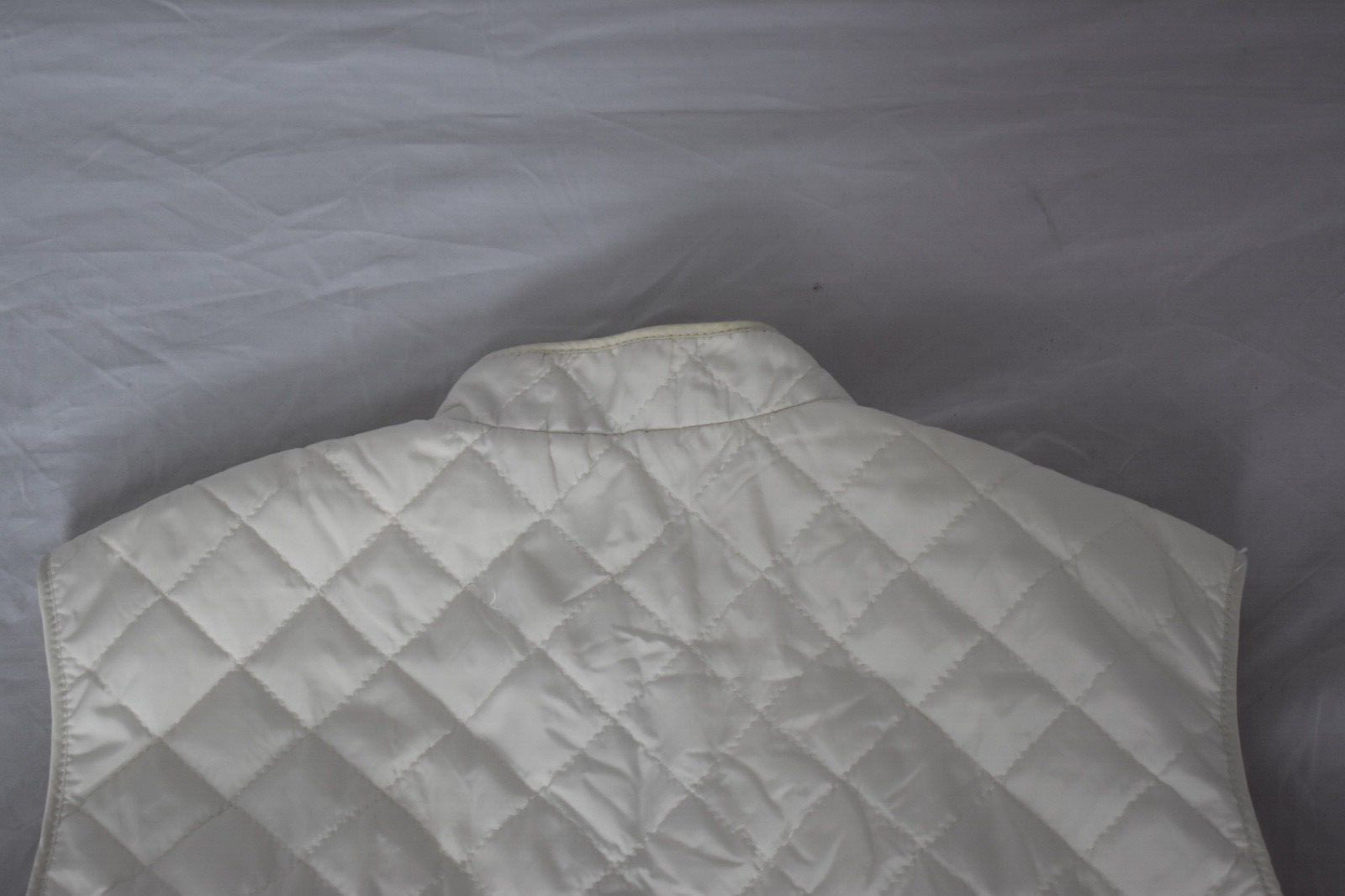 Prada White Lightweight Polyester Zip Quilted Gil… - image 15