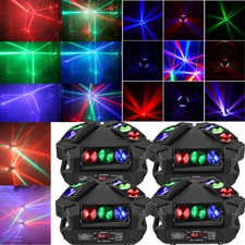 9LED Beam Spider Moving Head Stage Lighting RGB LED DJ Disco Party Wedding Light