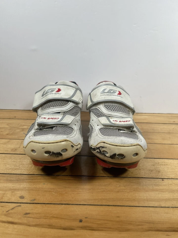 LOUIS GARNEAU Tri Speed Ergo Air Cycling Shoes Size 7.5 (Eur 41) White - Image 2 of 4