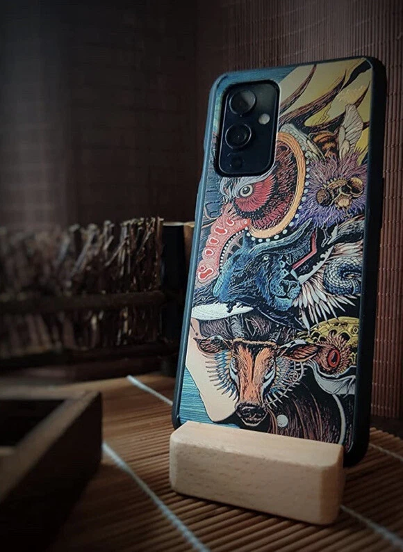Funda delgada a prueba de golpes con diseño de anime japonés Itsu Phoenix para OnePlus 9 Pro Foto 3 de 4
