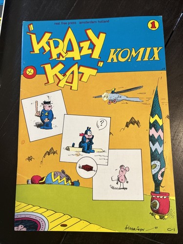 KRAZY KAT KOMIX Free Press 1974 Books 1 2 3 5 Real Free Press - Picture 2 of 10