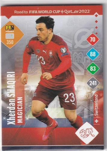 Panini Road to Qatar World Cup Karte 2022 Nr. 350 Xherdan Shaqiri Magician