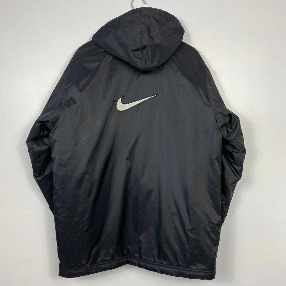 Silver and black nike cheap jacket