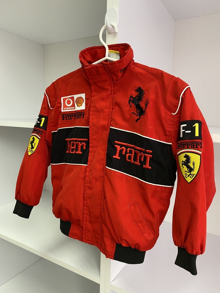 Vintage Ferrari Racing Coat M Size Kids | eBay Vintage Ferrari Racing Coat M Size Kids | eBay