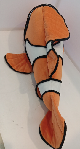 STUFFED ANIMAL Jumbo Finding Nemo Disney Pixar 02 Plush Toy 28 Throw Pillow USED - Picture 4 of 7