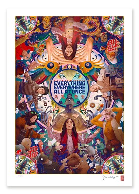 Everything Everywhere All at Once Embossed Poster James Jean S&N /779 NT Mondo