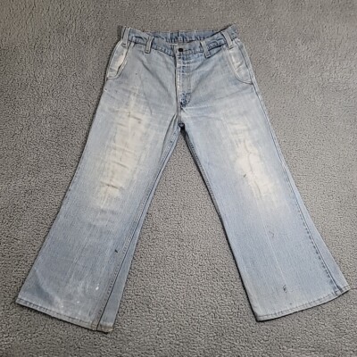 Vintage Levi's Jeans Men's 30x24 Blue Faded 70s Fresh Produce
