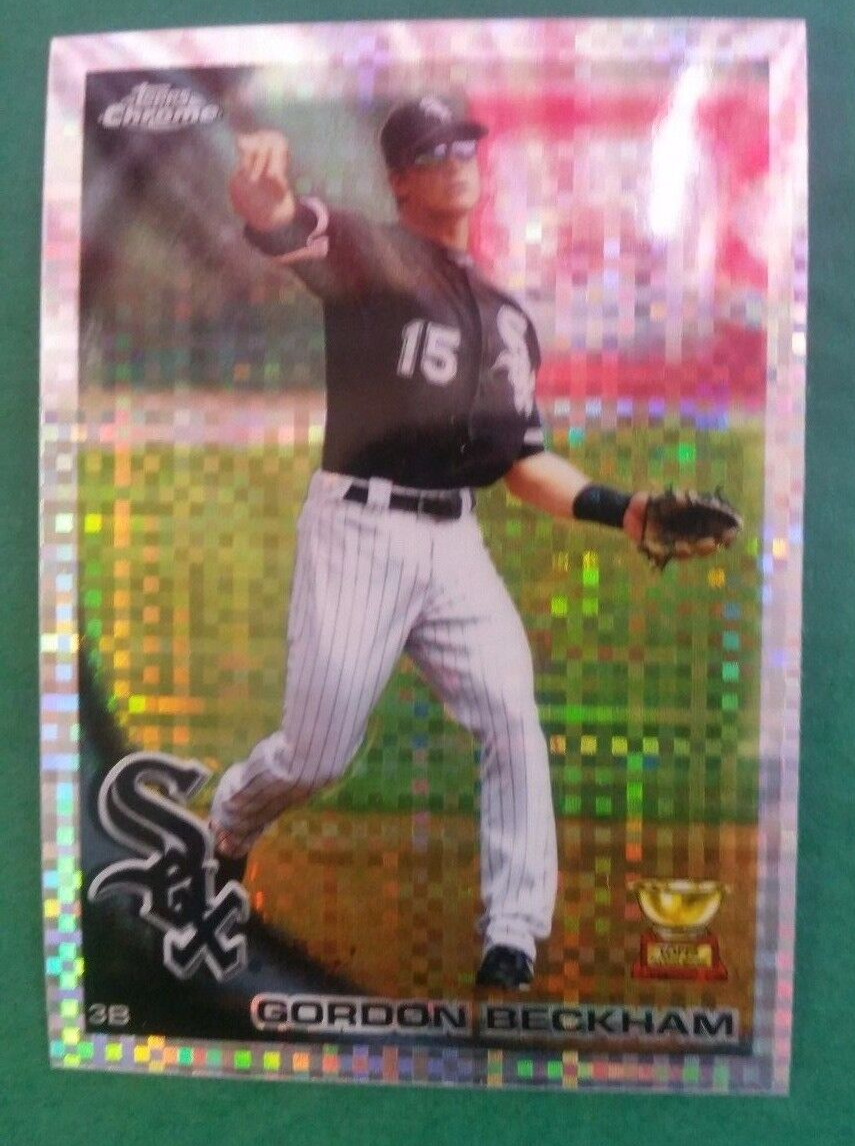 GORDON BECKHAM 2010 TOPPS CHROME CARD #36 WHITE SOX (TOPPS ROOKIE